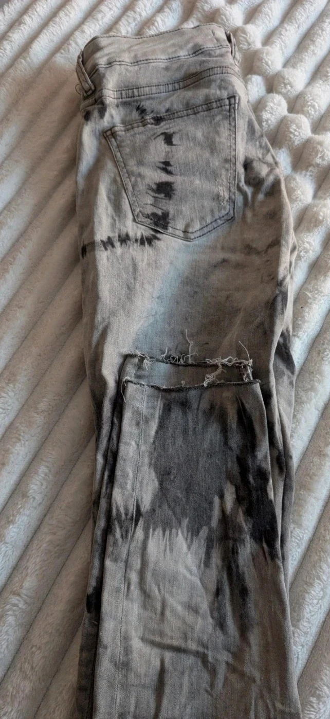 Magnífico Jeans skinny efeito tie-dye / desbotado Zara – photo 9